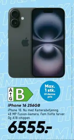Bilka iPhone 16 256GB, DKK 6555 tilbud