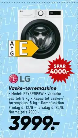 Bilka Vaske-tørremaskine, DKK 3999 tilbud