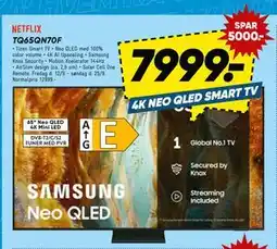 Bilka SAMSUNG TQ65QN70F, DKK 7999 tilbud