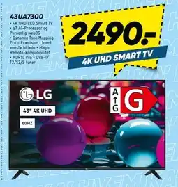 Bilka LG 43UA7300, DKK 2490 tilbud