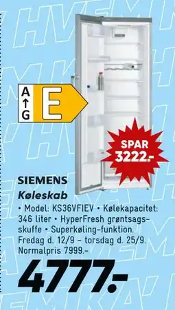 Bilka Køleskab, DKK 4777 tilbud