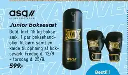 Bilka Junior boksesæt, DKK 599 tilbud