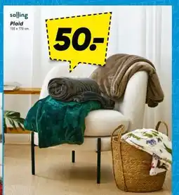 Bilka Plaid, DKK 50 tilbud