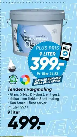 Bilka Tendens vægmaling, DKK 499, App-pris tilbud
