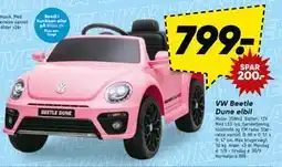 Bilka VW Beetle Dune elbil, DKK 799 tilbud