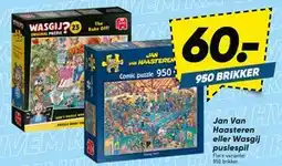 Bilka Jan Van Haasteren eller Wasgij puslespil, DKK 60 tilbud