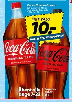 Bilka Coca-Cola sodavand, DKK 10 tilbud
