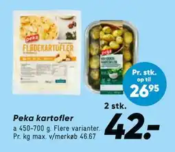 Bilka Peka kartofler, DKK 42 tilbud