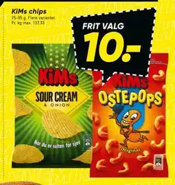 Bilka KiMs chips, DKK 10 tilbud