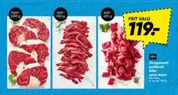 Bilka Stroganoff, gullasch eller osso buco, DKK 119 tilbud