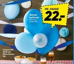 Bilka Gemar balloner, DKK 22 tilbud