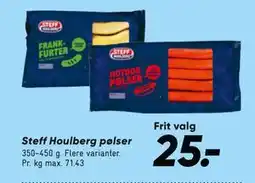 Bilka Steff Houlberg pølser, DKK 25 tilbud