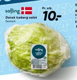 Bilka Dansk iceberg salat, DKK 10 tilbud