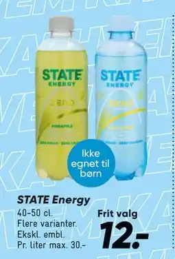 Bilka STATE Energy, DKK 12 tilbud