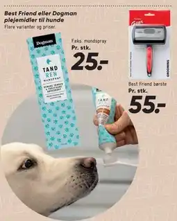 Bilka Best Friend eller Dogman plejemidler til hunde, DKK 25 tilbud