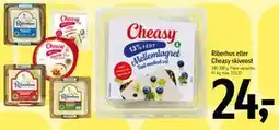 Føtex Riberhus eller Cheasy skiveost, DKK 24 tilbud