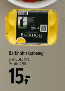 Føtex Barkholt skrabeæg, DKK 15 tilbud