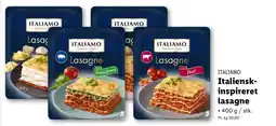 Lidl ITALIAMO Italiensk- inspireret lasagne tilbud