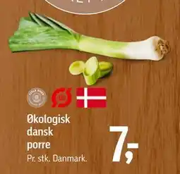 Føtex Økologisk dansk porre, DKK 7 tilbud