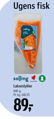 Føtex Laksestykke, DKK 89 tilbud