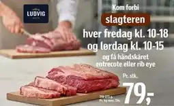 Føtex entrecote eller rib eye, DKK 79 tilbud