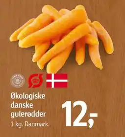 Føtex Økologiske danske gulerødder, DKK 12 tilbud