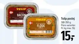 Føtex Tulip postej, DKK 15 tilbud