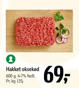Føtex Hakket oksekød, DKK 69 tilbud