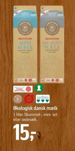 Føtex Økologisk dansk mælk, DKK 15 tilbud