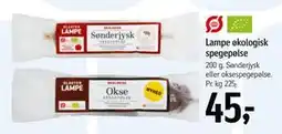 Føtex Lampe økologisk spegepølse, DKK 45 tilbud