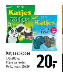 Føtex Katjes slikpose, DKK 20 tilbud