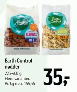 Føtex Earth Control nødder, DKK 35 tilbud
