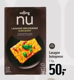 Føtex Lasagne bolognese, DKK 50 tilbud