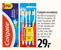 Føtex Colgate mundpleje, DKK 29 tilbud