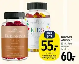 Føtex Yummylab vitaminer, DKK 60, App-pris tilbud