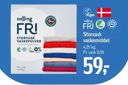 Føtex Storvask vaskemiddel, DKK 59 tilbud