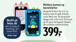 Føtex Minilens kamera og børnetelefon, DKK 399 tilbud