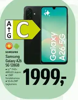 Føtex Samsung Galaxy A26 5G 128GB, DKK 1999 tilbud