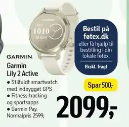 Føtex Garmin Lily 2 Active, DKK 2099 tilbud
