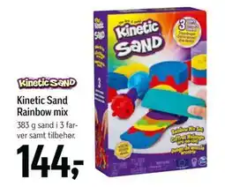 Føtex Kinetic Sand Rainbow mix, DKK 144 tilbud