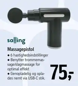Føtex Massagepistol, DKK 75 tilbud