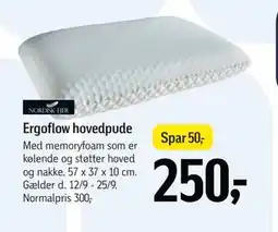 Føtex Ergoflow hovedpude, DKK 250 tilbud