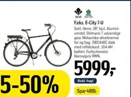 Føtex E-City 7-U, DKK 5999 tilbud