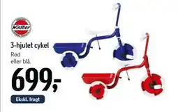 Føtex 3-hjulet cykel, DKK 699 tilbud