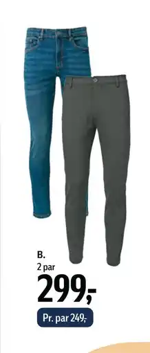 Føtex Herre jeans eller bukser, DKK 299 tilbud