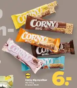 Netto Corny Big myslibar, DKK 6 tilbud