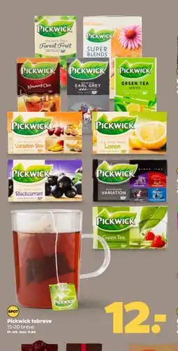 Netto Pickwick tebreve, DKK 12 tilbud