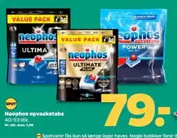 Netto Neophos opvasketabs, DKK 79 tilbud