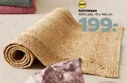 Netto Gulvtæppe, DKK 199 tilbud