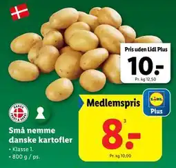Lidl Små nemme danske kartofler, DKK 10, App-pris tilbud